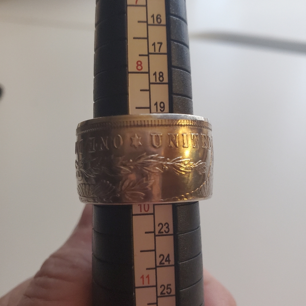 Silver Engraved Ring - image 7